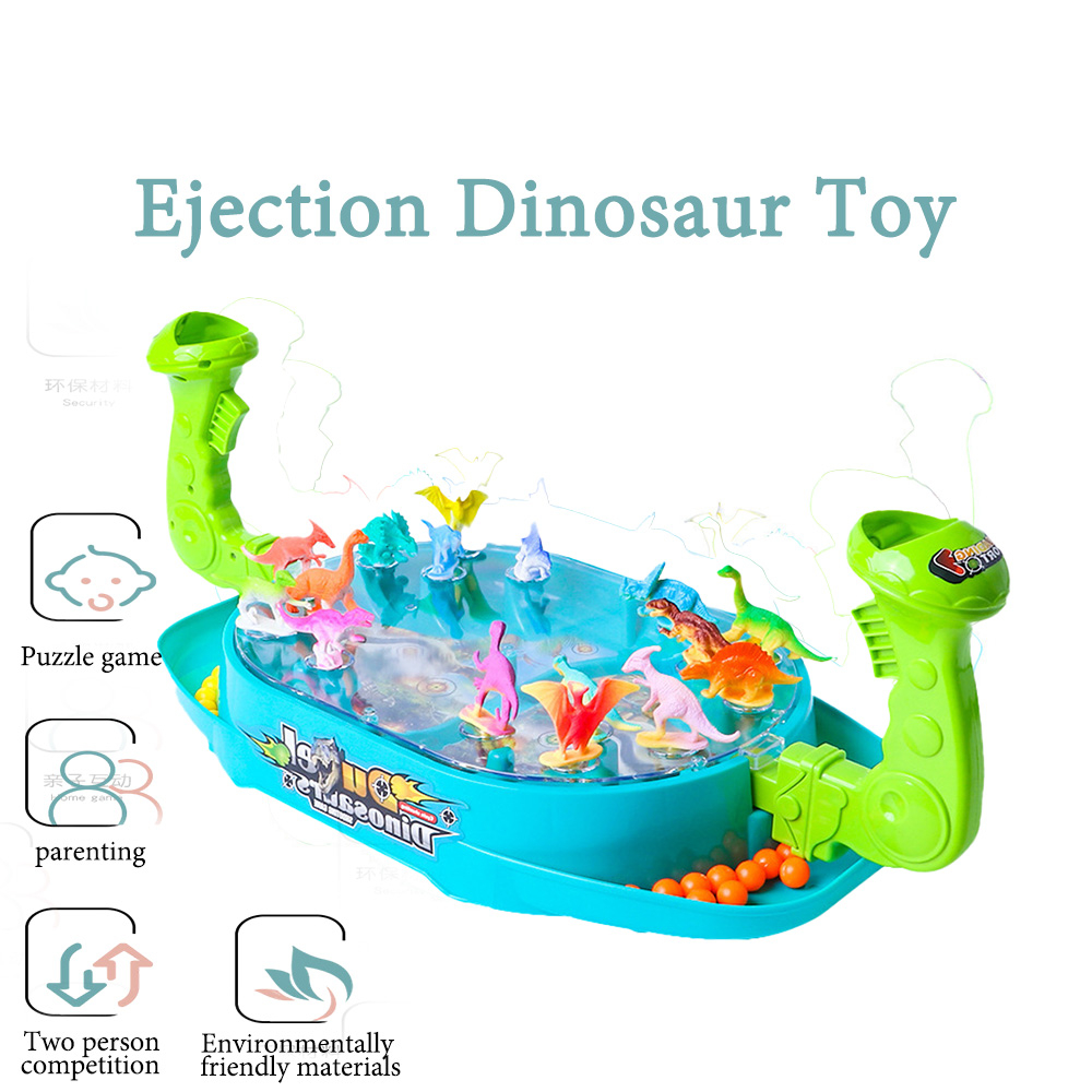 COD Dinosaur toys board game Two players Shooting play 24 Marbles gift ...