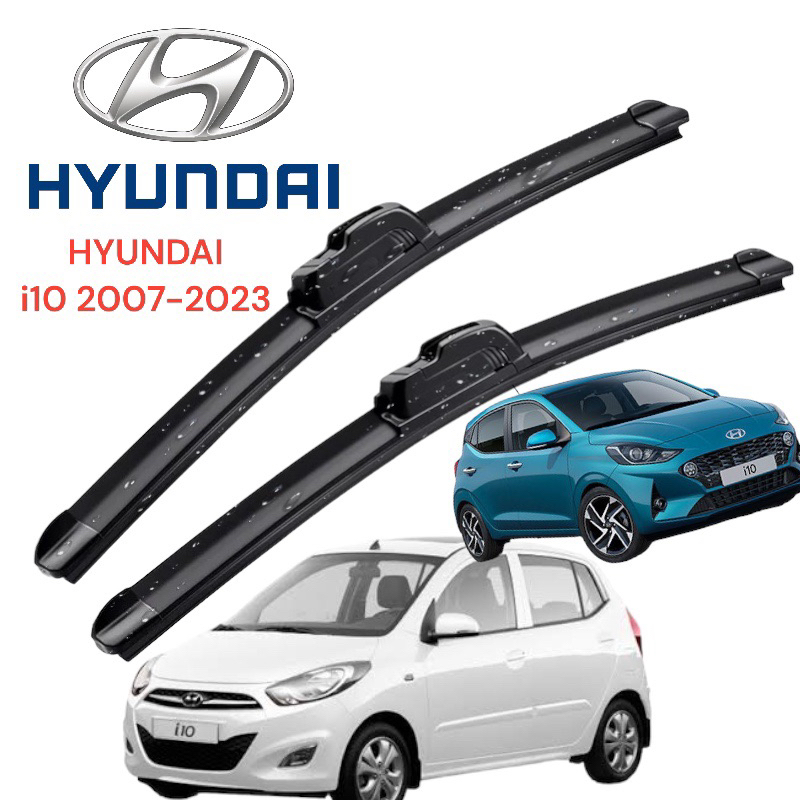 hyundai i10 wiper blade banana hook type 2007 2008 2009 2010 2011 2012