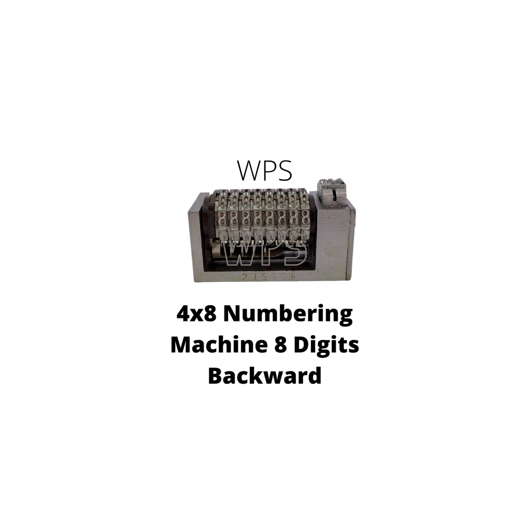 Letterpress Numbering Machine For Offset Printing Machine (4x8) 8