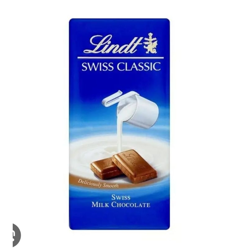 Lindt Swiss Classic Milk Chocolate Bar 100g Shopee Philippines 9135