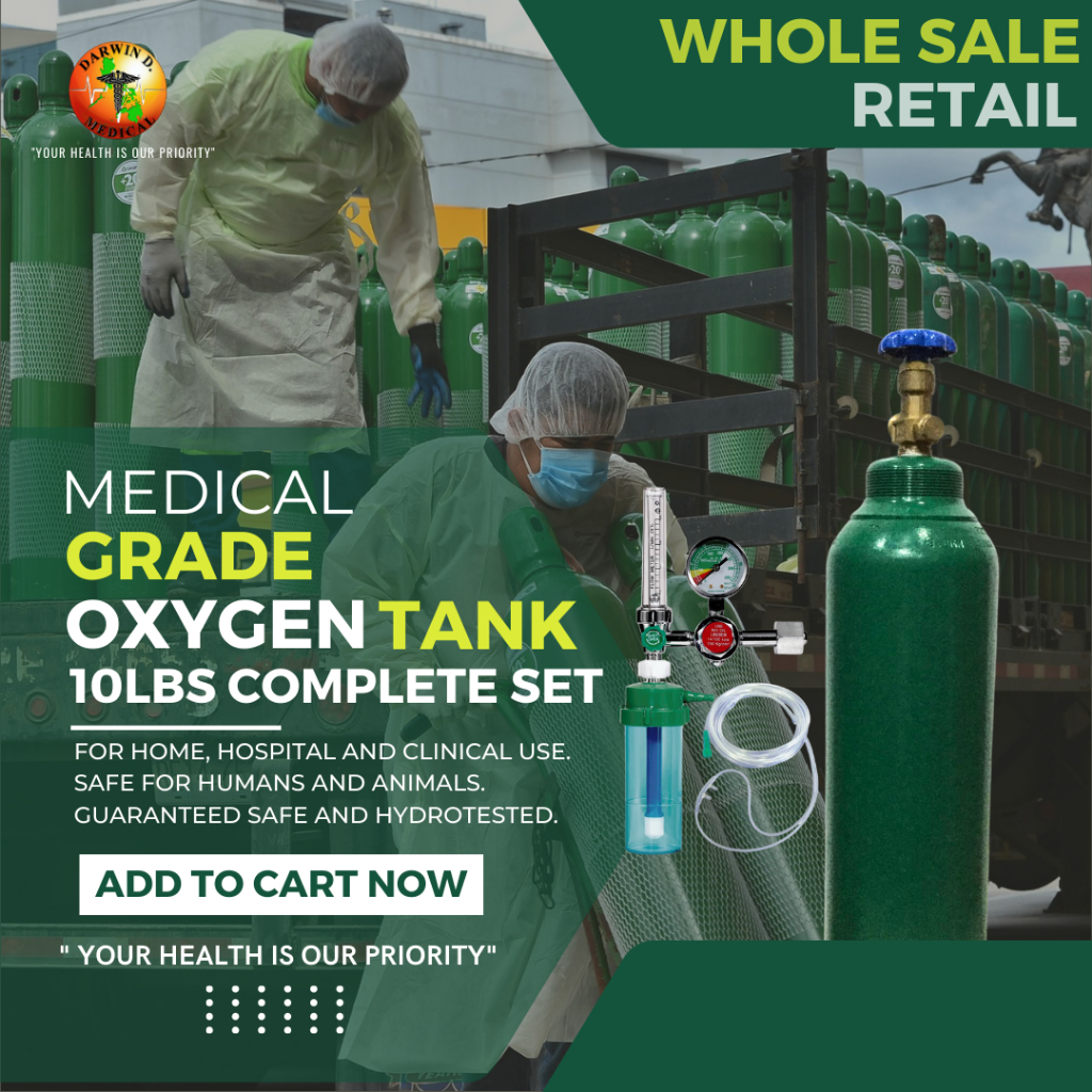 OXYGEN TANK 10LBS COMPLETE SET (WITH CONTENT READY TO USE) Shopee