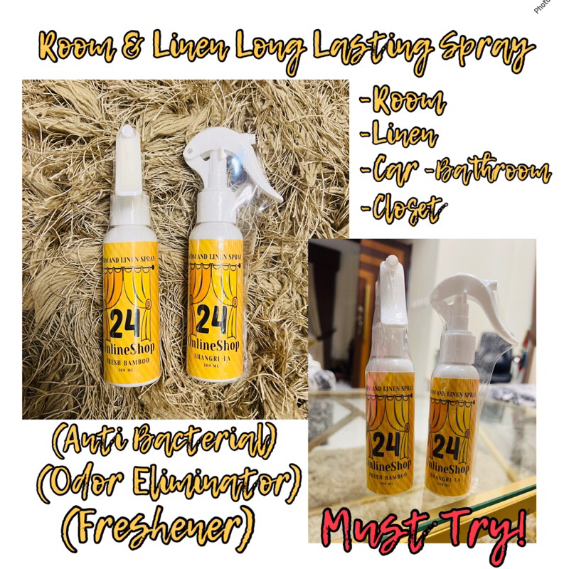 Room & Linen Spray 100ml Long Lasting Spray Shopee Philippines