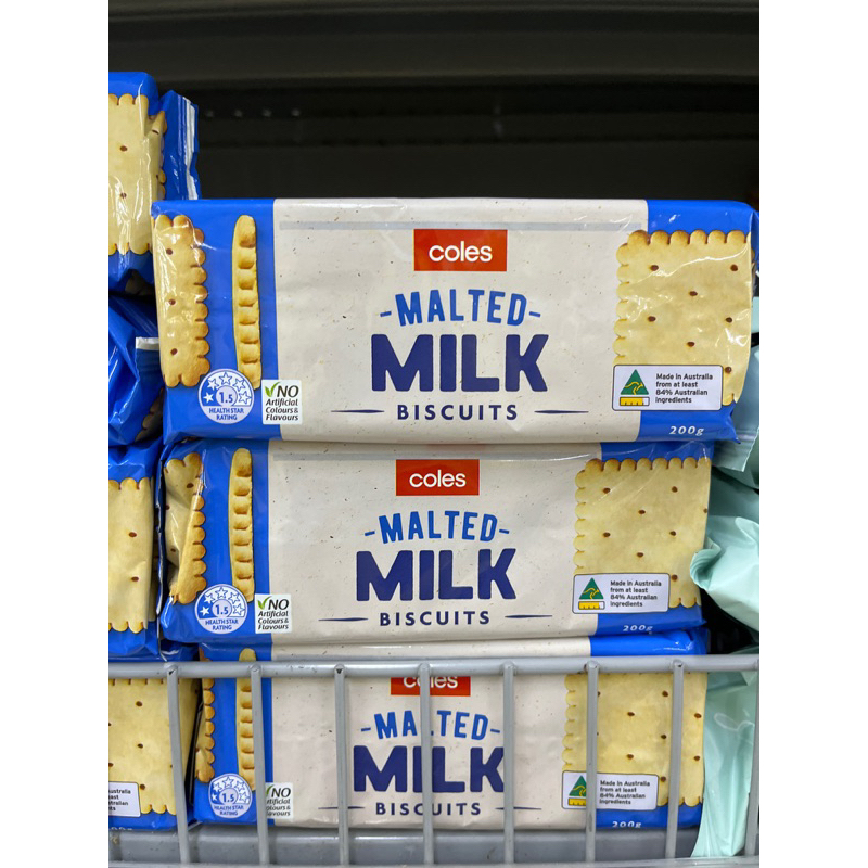 Coles Malted Milk Biscuit 200g Shopee Philippines