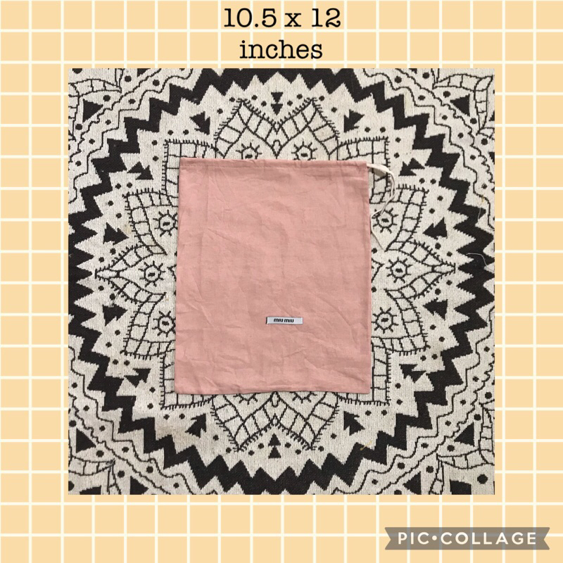 Authentic Miu Miu Dust Bag Shopee Philippines