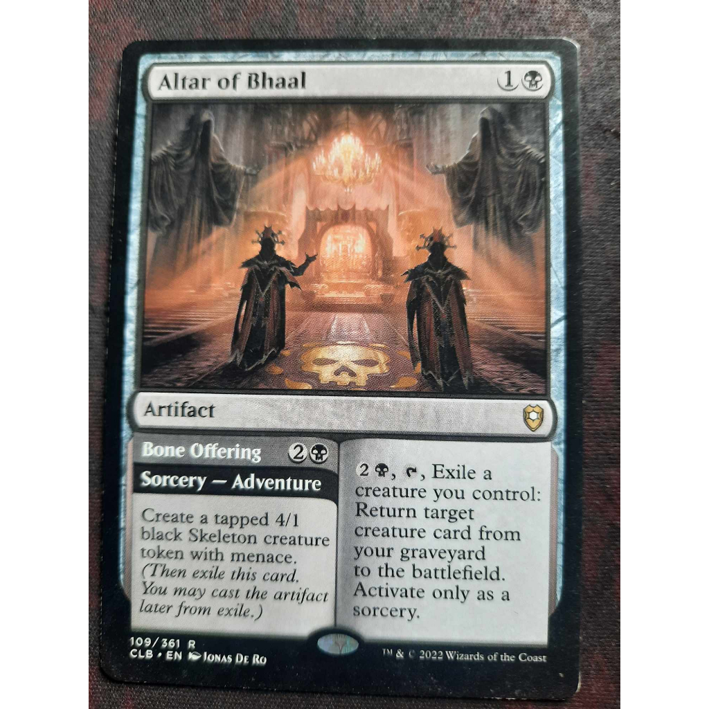 Altar of Bhaal ( MTG / Rare / Artifact / CLB ) | Shopee Philippines