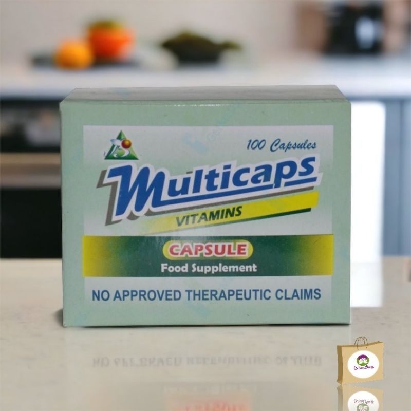 MULTICAPS with Vitamins and Minerals 100 Capsules. AUTHENTIC! Expiry