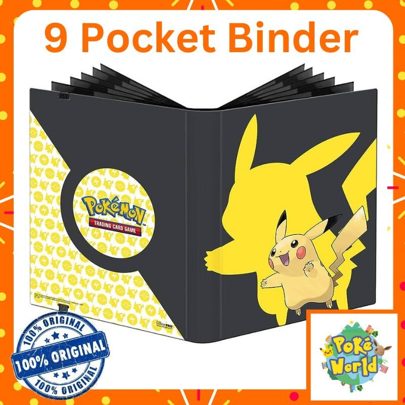 Ultra Pro 9 Pocket Binder Portfolio - Pokemon - Supplies - Holds upto