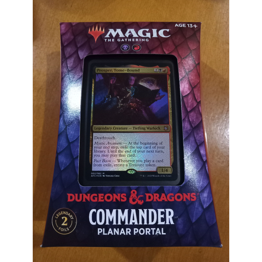 MTG Planar Portal Prosper Dungeons & Dragons Commander Deck Magic: the ...