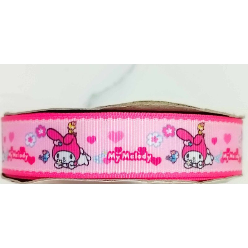 my melody grossgrain ribbon sold per yard | Shopee Philippines