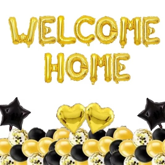 Welcome Home Foil Balloons Set Shopee Philippines 8765