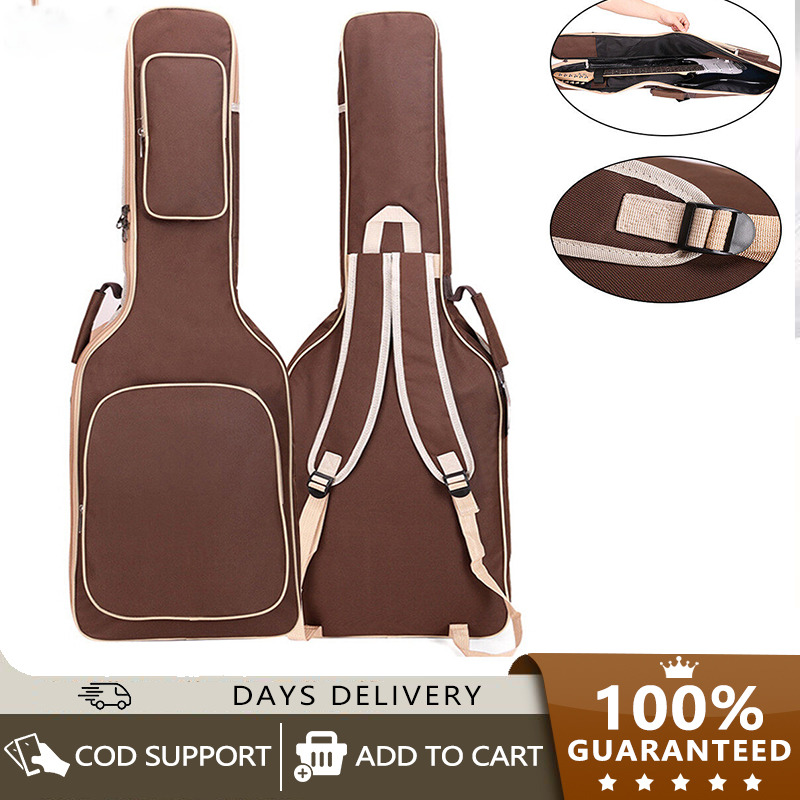(cod)101 x 33 x 6cm oxford fabric electric guitar case gig bag 8mm