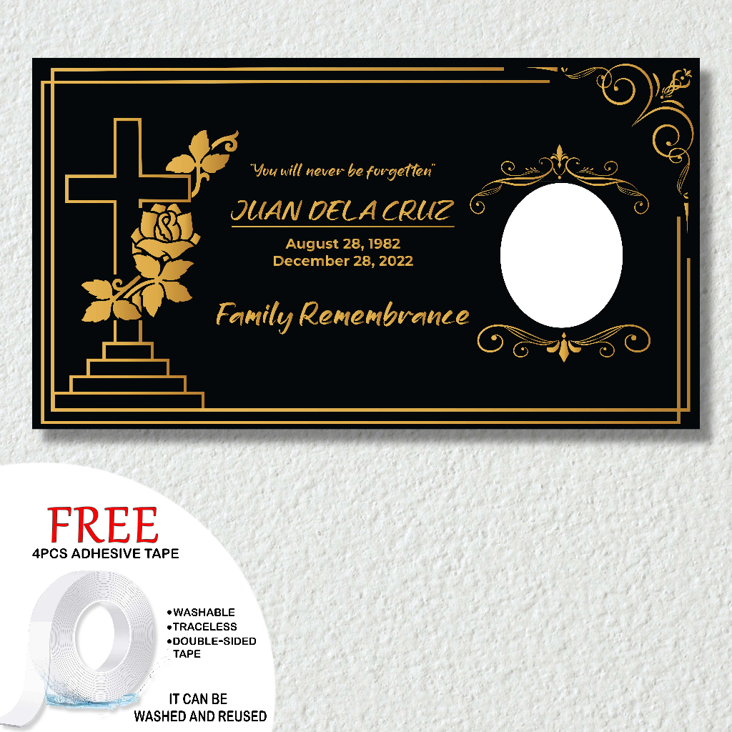 PERSONALIZED MEMORIAL COLUMBARIUM/TOMBSTONE/MARKER LAPIDA 5MM ...