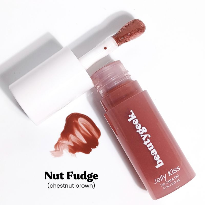 Jelly Kiss Lip Care Oil Nut Fudge (lip treatment for dry chapped lips