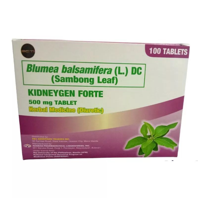 KIDNEYGEN FORTE 500mg Herbal Medicine (Diuretic) Shopee Philippines