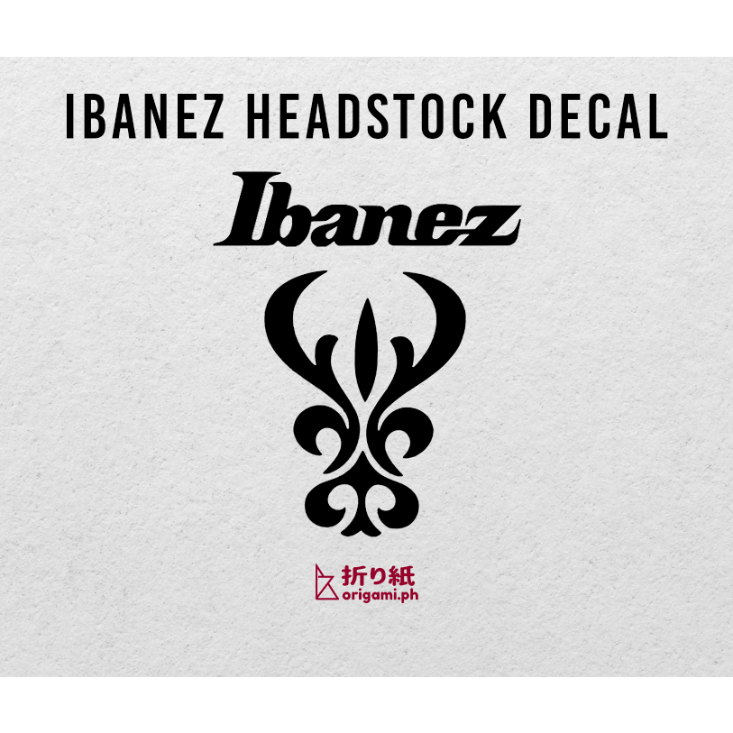Ibanez Headstock Decal Sticker Shopee Philippines