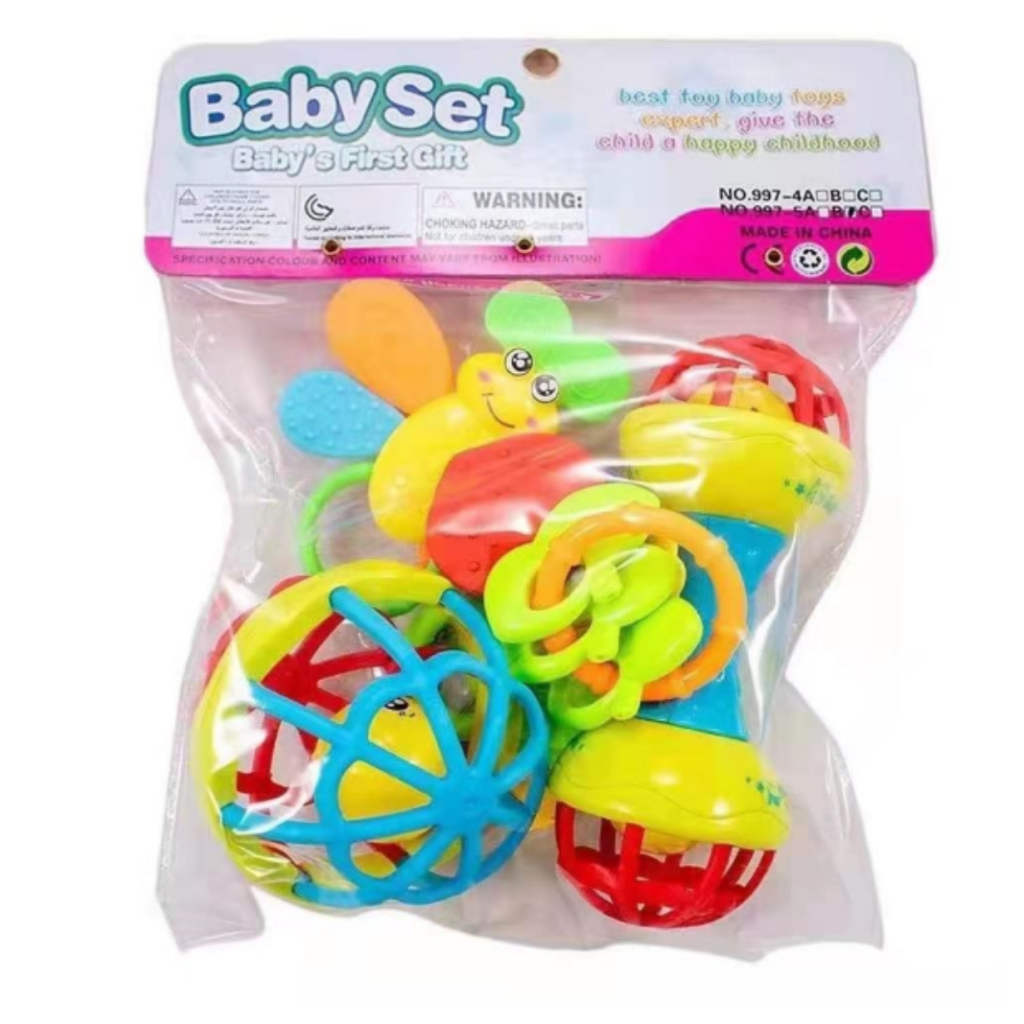 Baby Rattle Toys Infants Soft Teething Stick Colorful Rattles Hand