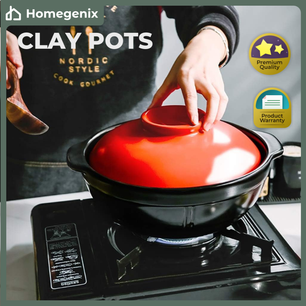 Clay Pots for Cooking MEC Clay Cookware Natural Terracotta Easy to