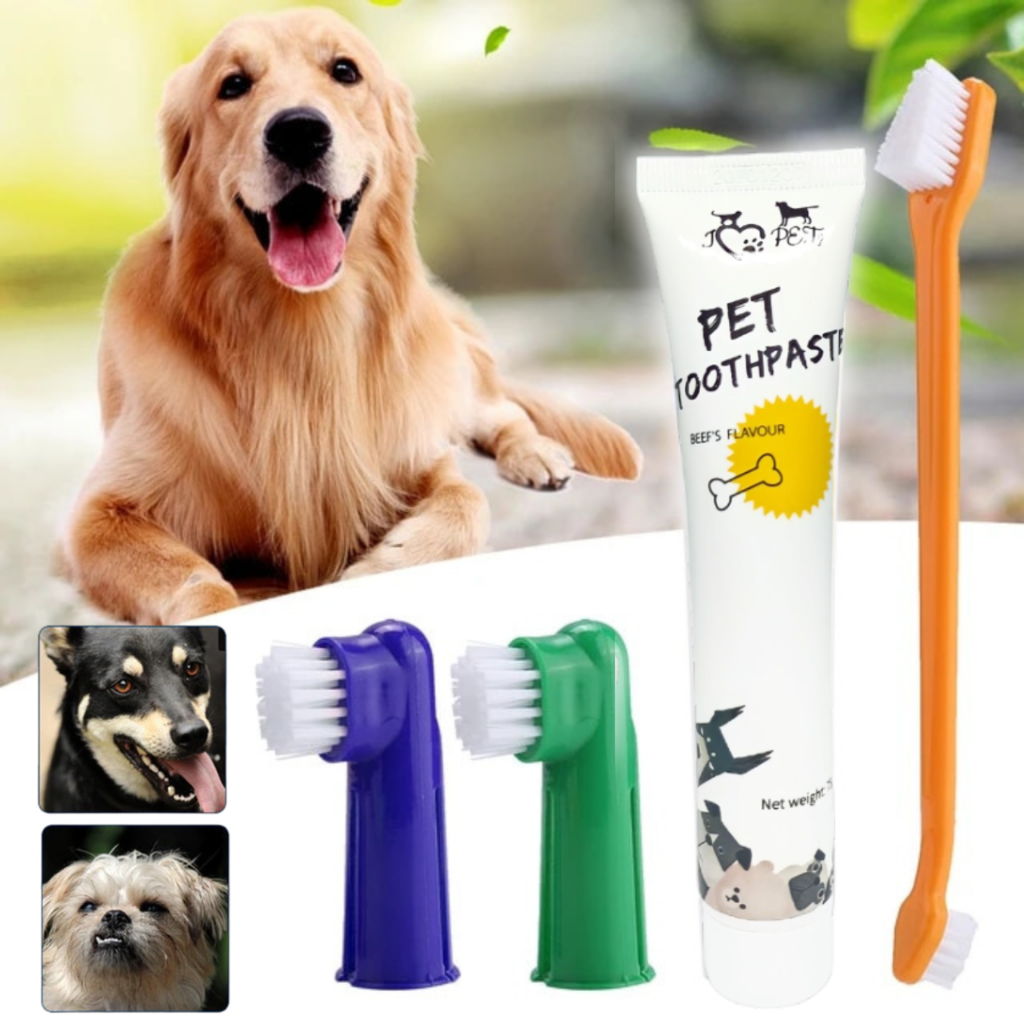 Pet Toothbrush Dog Toothbrush set toothpaste set mouth cleaning care