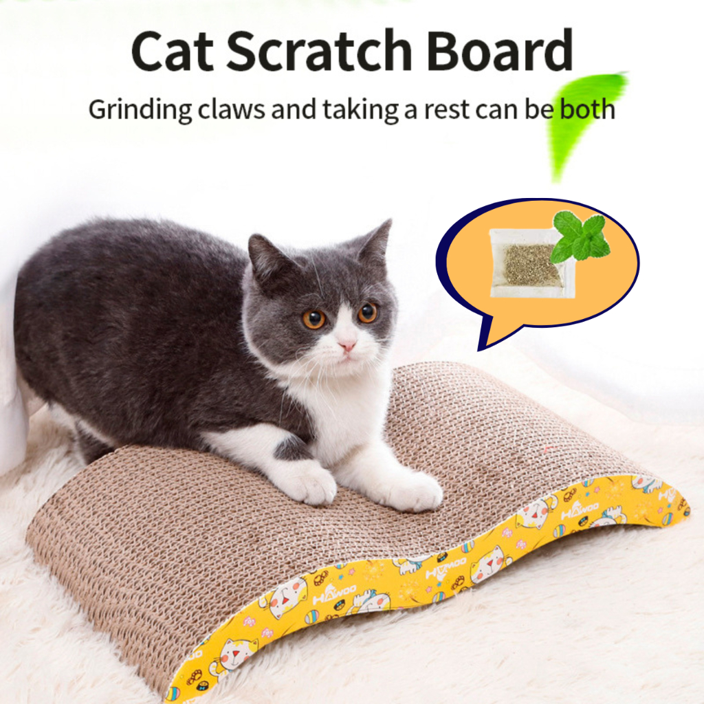 4pcs Cat Scratches kitten Scratching Cardboard High-density Corrugated ...
