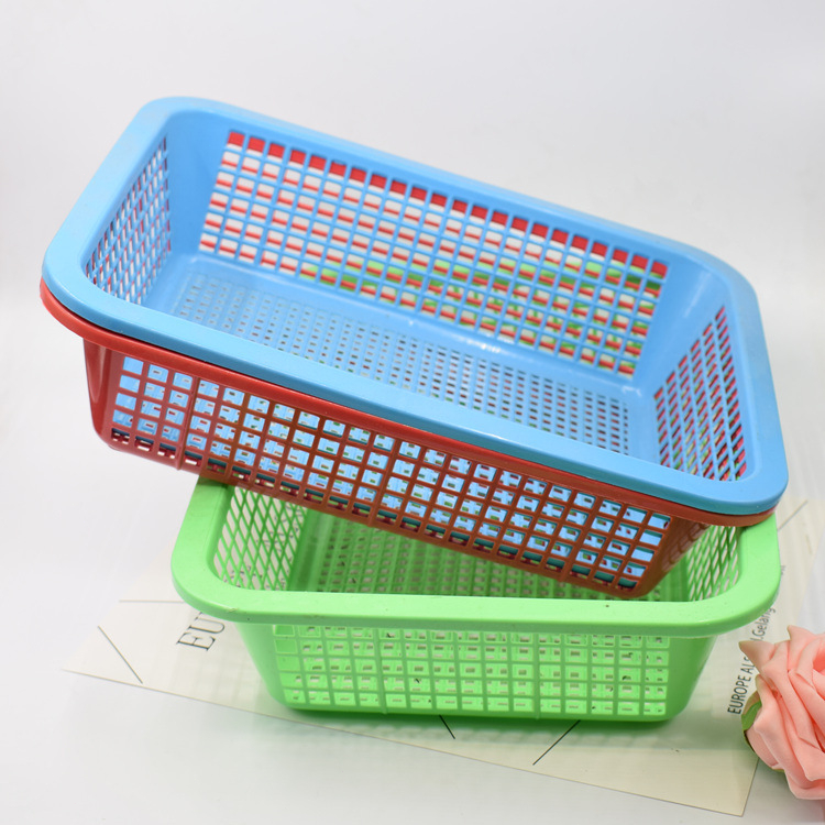 Plastic basket rectangular basket vegetable washing and drainage frame