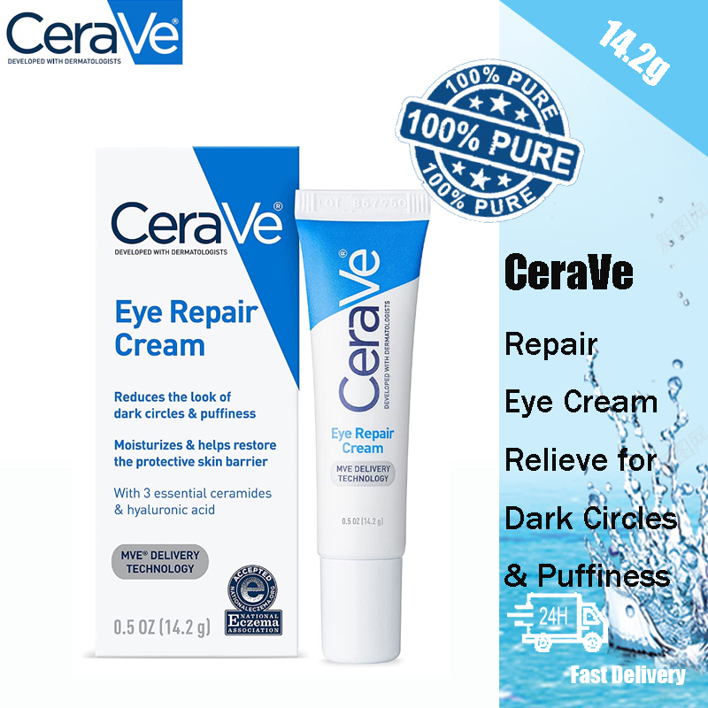 【CeraVe®】Eye Repair Cream Skin Renewing Eye Cream 14.2g Moisturizing