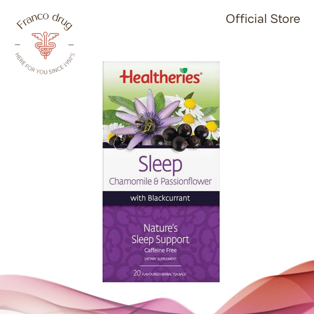 Healtheries Sleep Tea - 20's - Original & Black Currant | Shopee ...