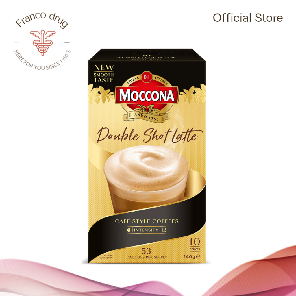 Moccona Instant Coffee, Individual Sachets (14g) Caramel, double shot ...