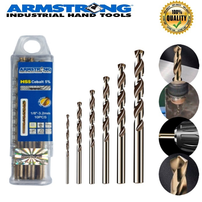 Drill Hog 1/8-1/2" Step Drill Bit Spiral Flute Cobalt UNIBIT Lifetime Warra