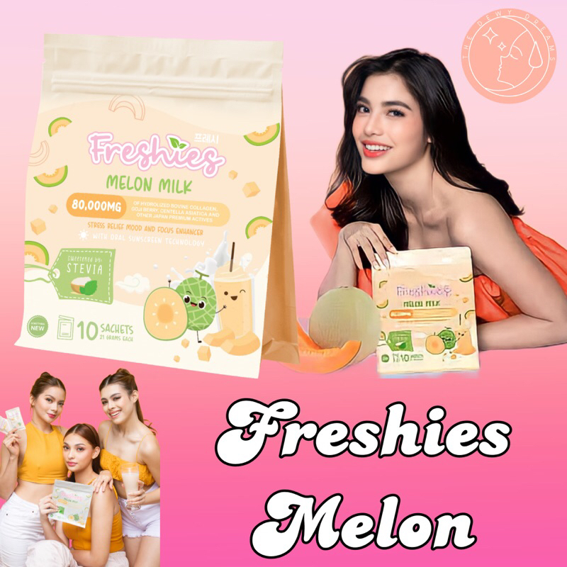 Freshies Melon Collagen Drink for Stress Relief Mood and Focus Enhancer ...