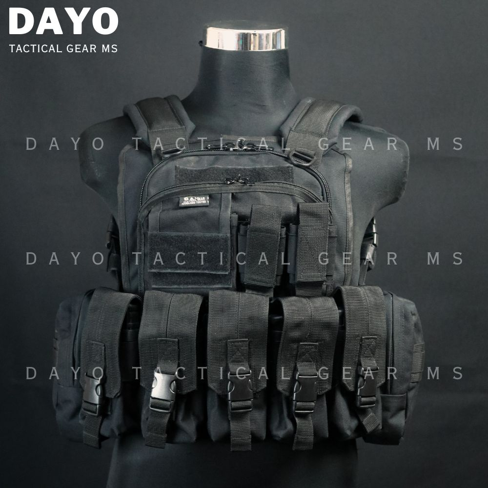 (DAYO) H-BACK FRONT PLATE CARRIER LRB DESIGN BANDOLIER | Shopee Philippines