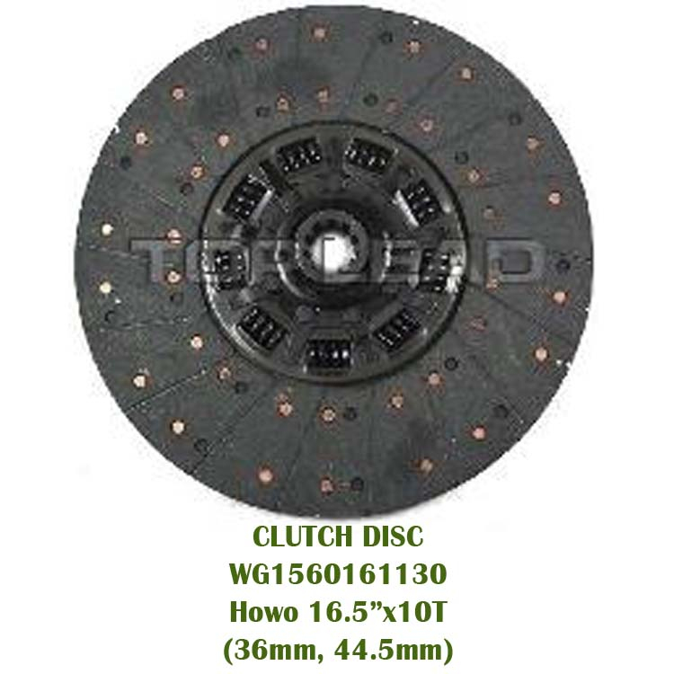 CLUTCH DISC WG1560161130 Howo 16.5”x10T (36mm, 44.5mm) Shopee Philippines