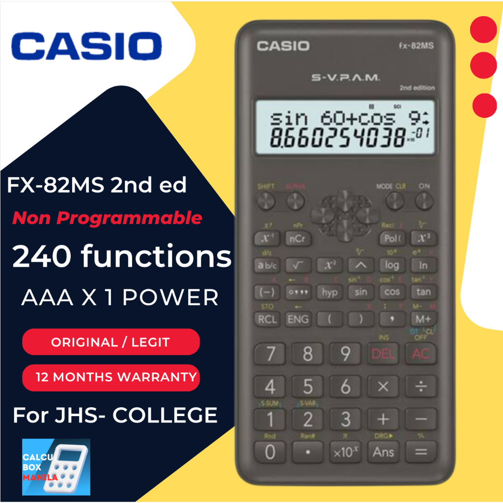 Casio fx82mx best sale