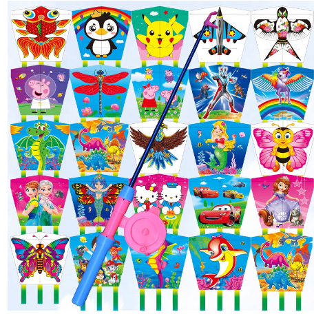 Colorful Outdoor Kite Flying Toys For Kids with Free Kite String FZ-01 ...