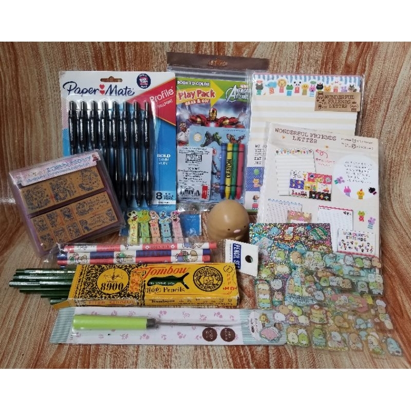 Assorted Japan School Supplies Stationary Set Preloved Shopee Philippines