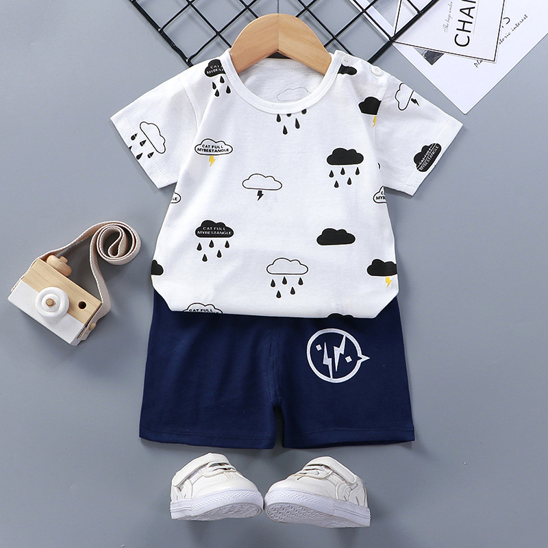 Baby Corp Boys Girls Tshirt Shorts Set Pajama Kids Terno Baby clothes ...