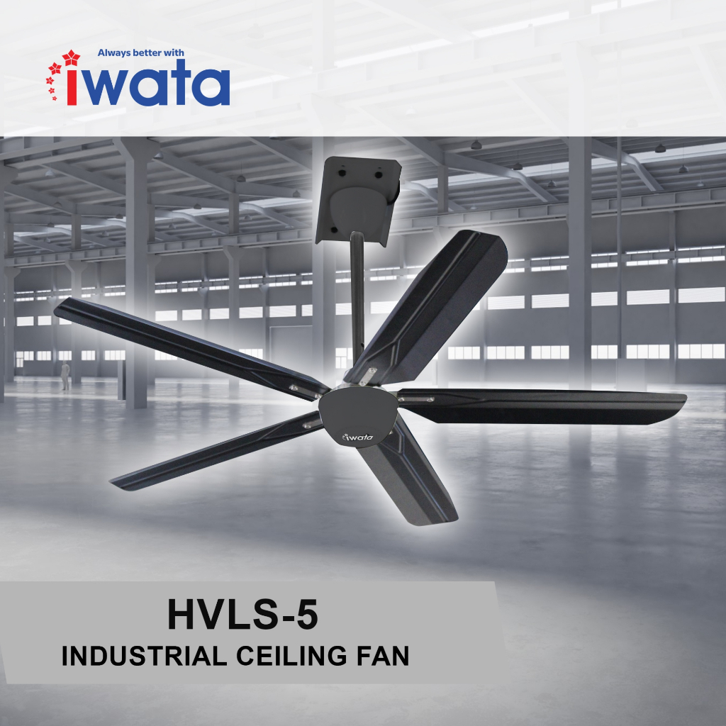 Iwata Tornado HVLS5 Industrial Ceiling Fan (5feet) Shopee Philippines