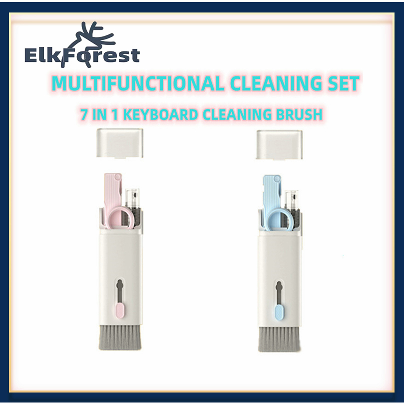 LANGTU 7 IN 1 Keycaps Puller And Brush Set Cleaner Headphone Cleaning