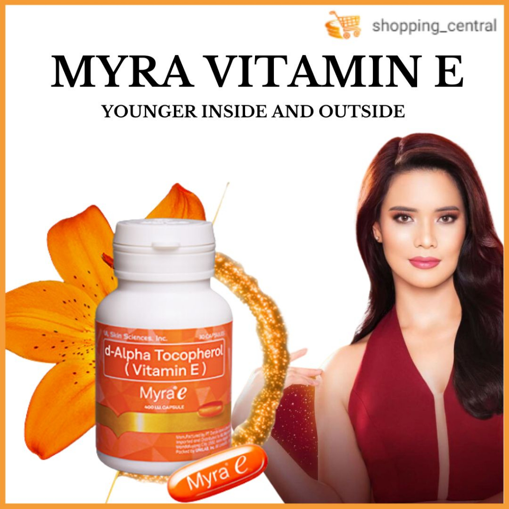 Myra E Capsules for Healthy Younger Looking Softgel dAlpha Tocopherol