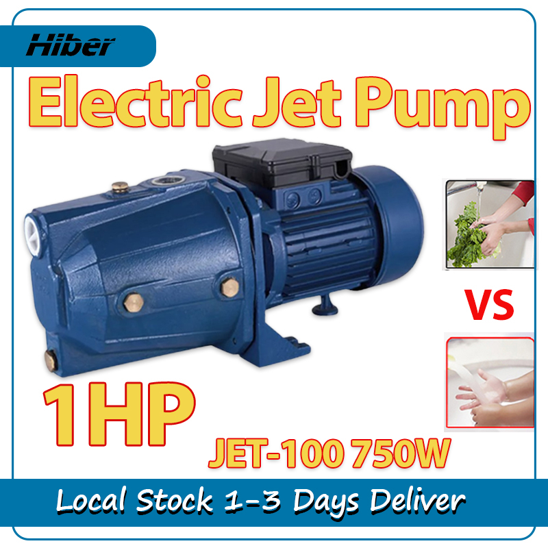 1HP Electric Jet Pump 750W Household Self Priming Jetmatic Water Pump