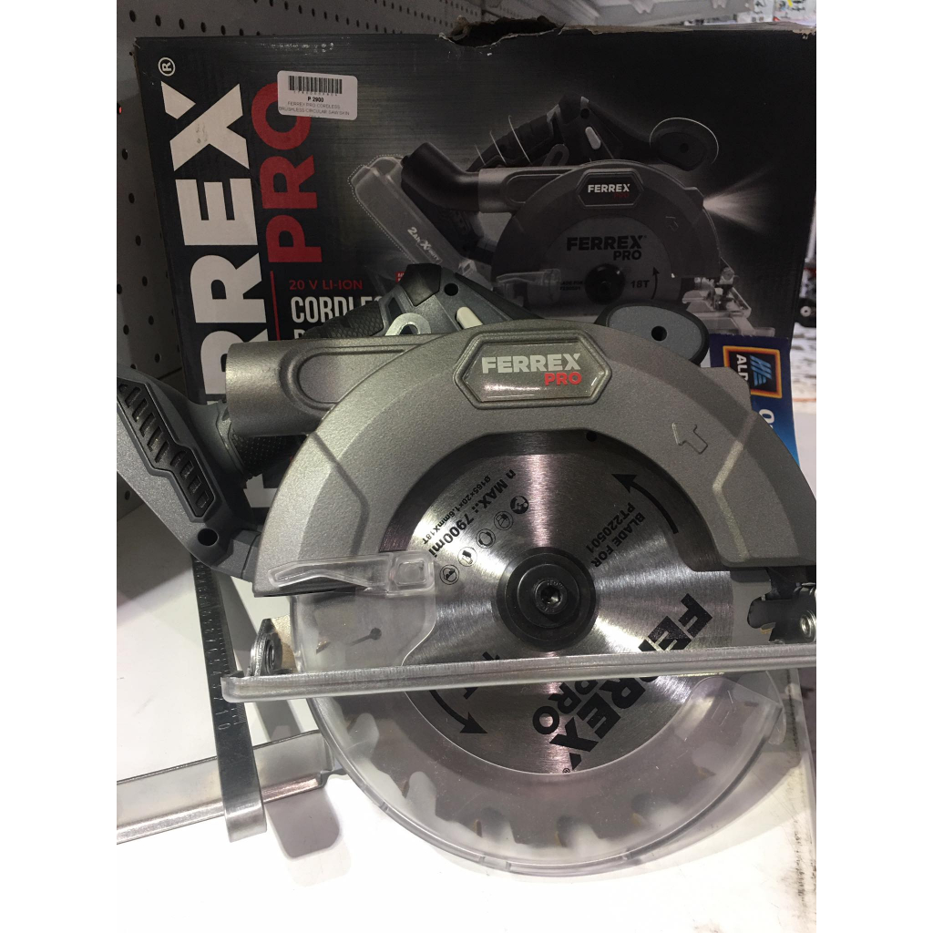 Ass Ferrex Pro 20v Li On Cordless Brushless Circular Saw Skin Only Shopee Philippines 