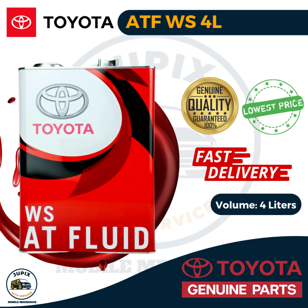 Toyota ATF WS 4 Liters (Automatic Transmission Fluid) | Shopee Philippines