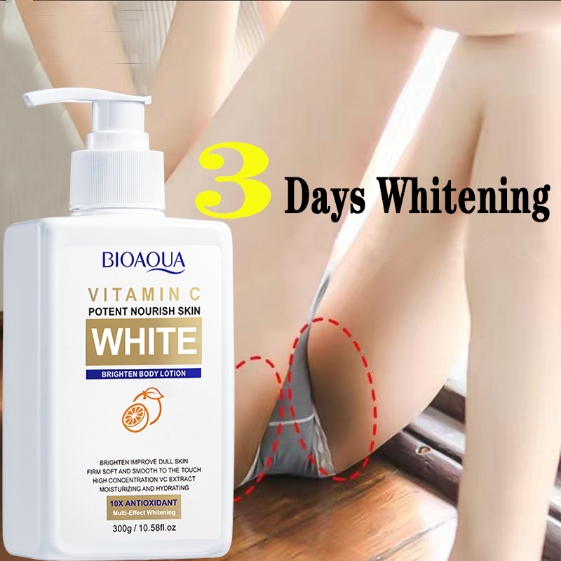 300g Vitamin C Whitening Body Lotion Moisturizing Permanent Whitening