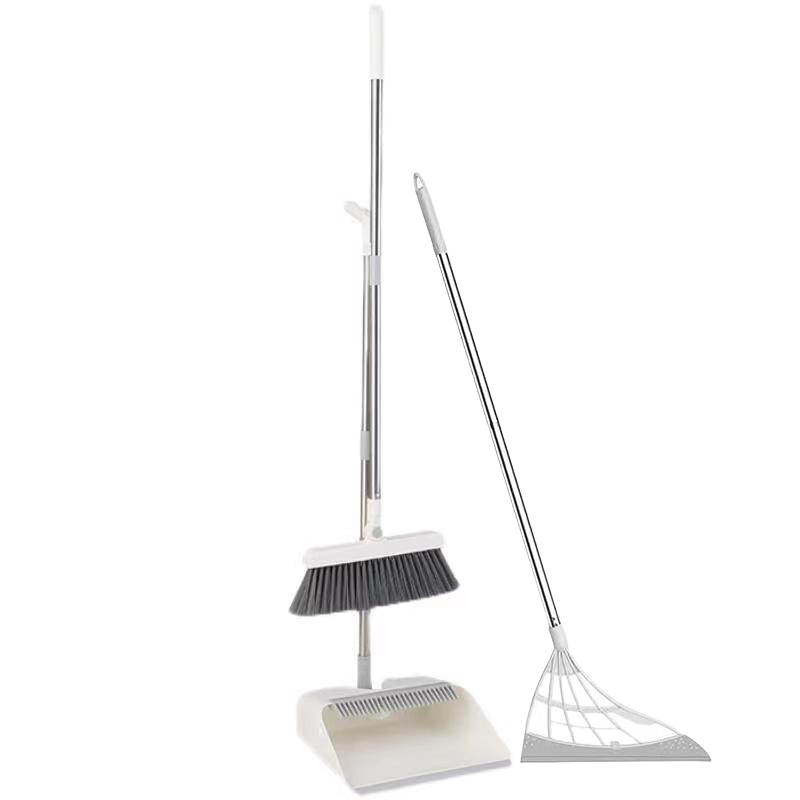 Foldable Broom Dustpan Set Household Floor Cleaning Set Rotating Broom ...