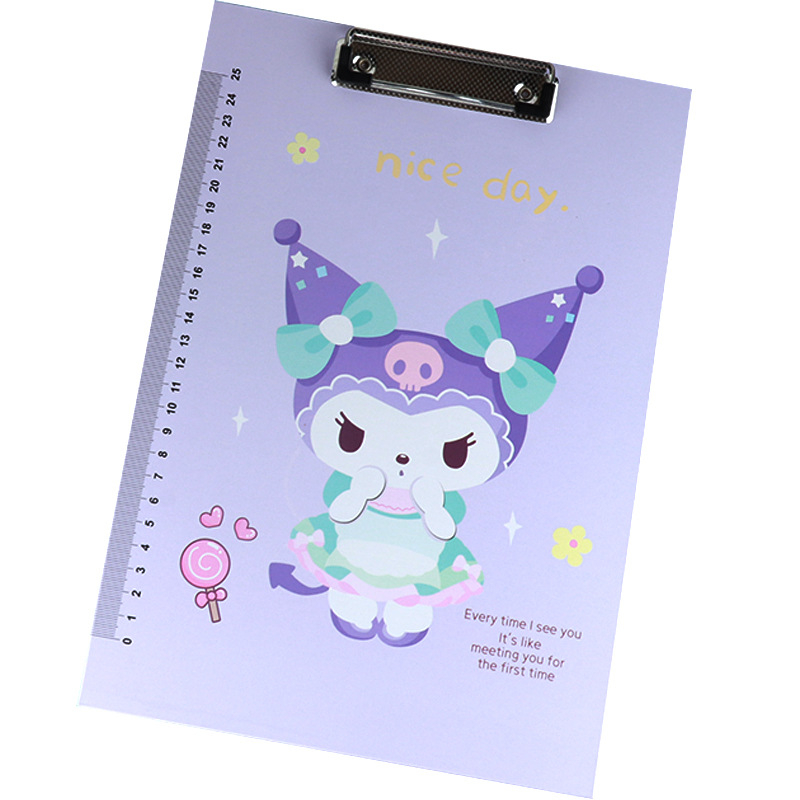 A4 student cartoon writing hard pad file test paper data splint ins ...