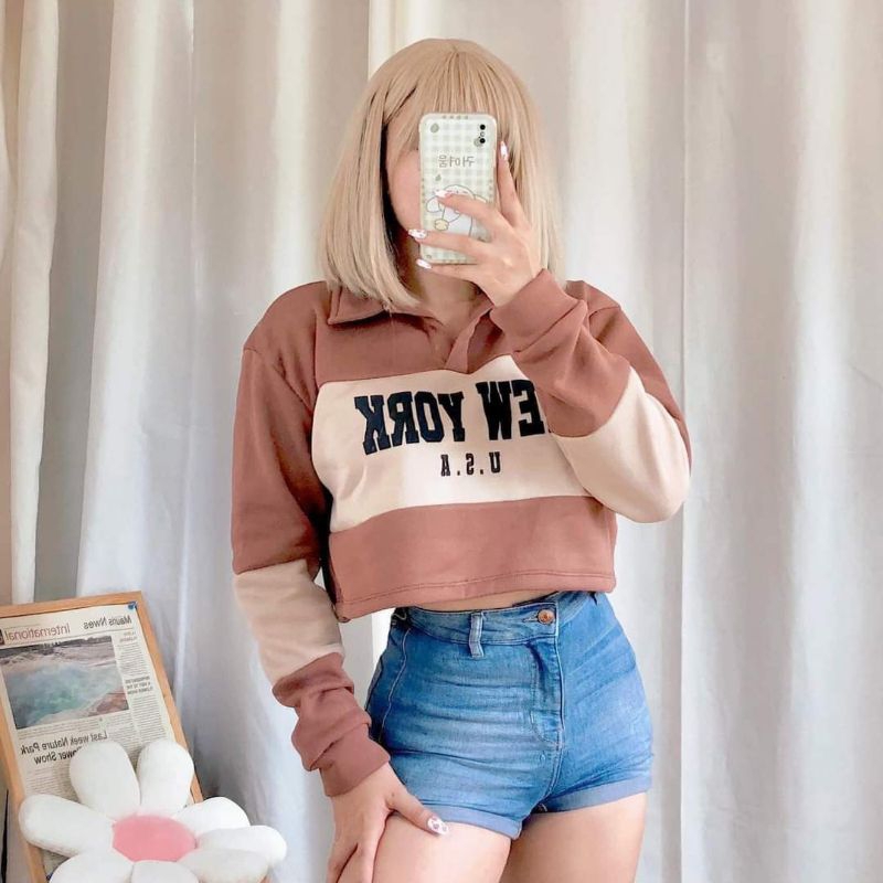 Combi Polo CropTop Jacket with Label and Hangtag cacashopphonlineshop