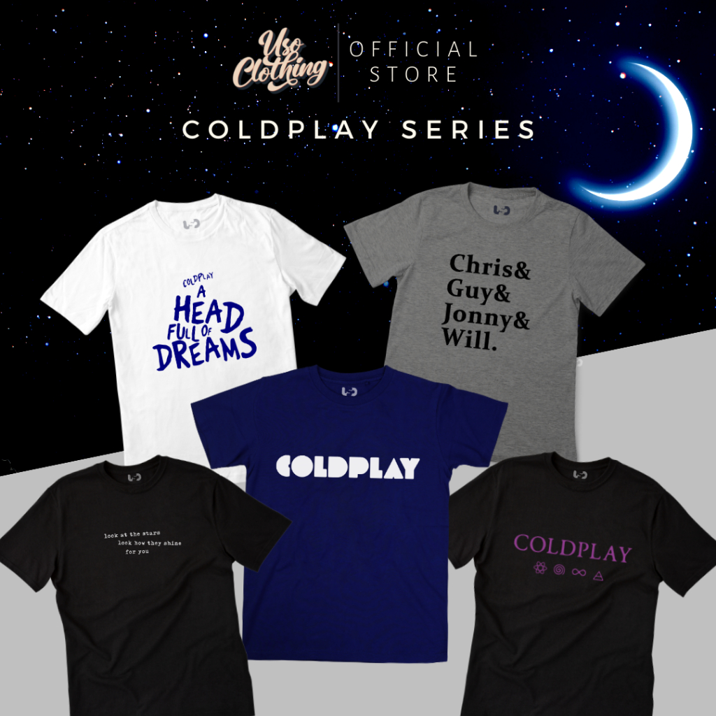 COLDPLAY INSPIRED SHIRT / BAND SHIRT / UNISEX Shopee Philippines