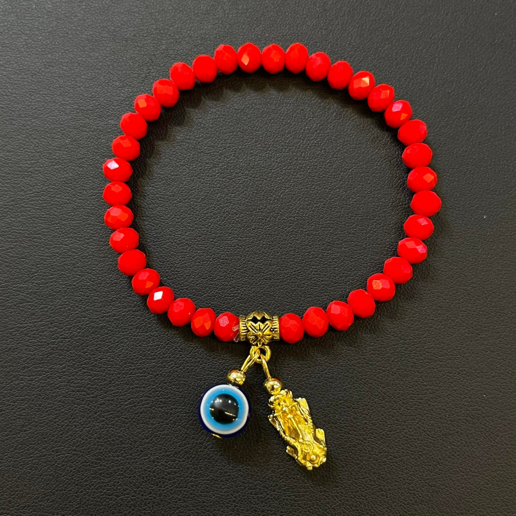 PIN PIN LUCKY CHARM EVIL EYE ( PROTECTION ) W/ PIYAO ( MONEY CATCHER ...