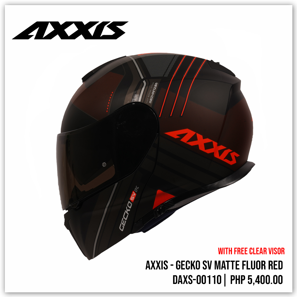 AXXIS GECKO SV Matte/Gloss Modular Helmet (M-XL)
