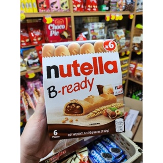 N. 3 package NUTELLA BISCUITS of 304gr + N.3 NUTELLA B-READY creamy heart  cookie