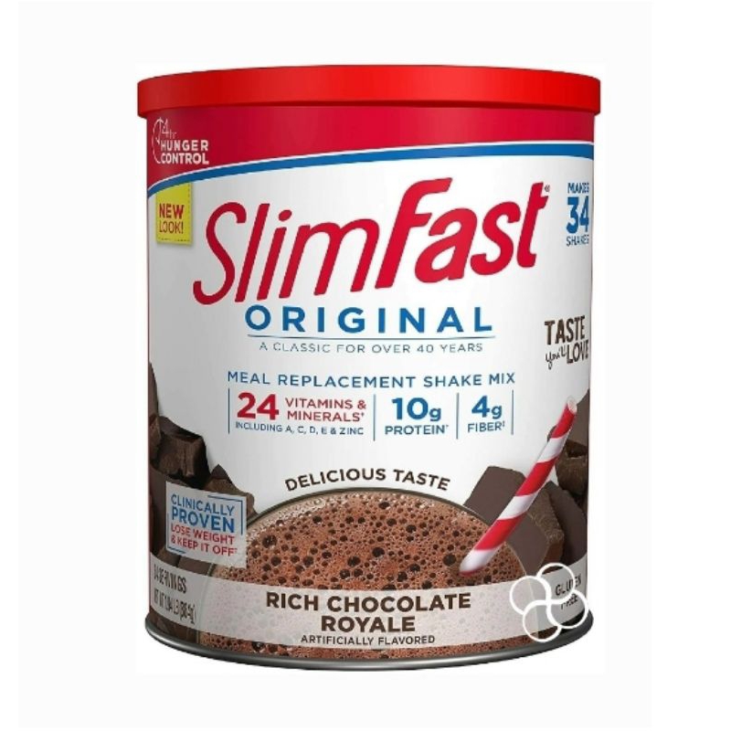 (COD) SLIM FAST CHOCO POWDER DRINK ORIGINAL 884g | Shopee Philippines